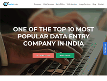 Tablet Screenshot of datatechindia.com